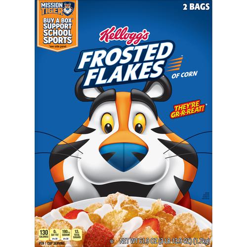 Kellogg's Cereal Zucaritas Frosted Flakes 1.75 Kg / 61.9 oz