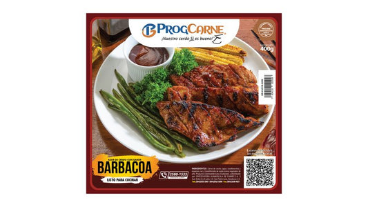 Carne Para Asar De Cerdo Progcarne Barbacoa Fresco Paquete- 400 gr