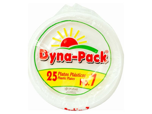 Plato Dyna Pack Desechable N7 - 25 Unidades