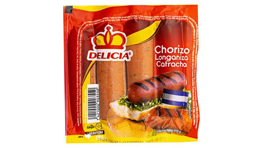 Chorizo Delicia Longaniza Catracha- 15 Oz