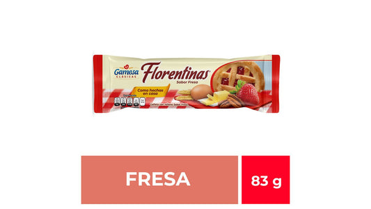 Galleta Gamesa Florentina Fresa - 83gr