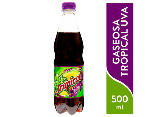Gaseosa Tropical Uva regular - 500 ml