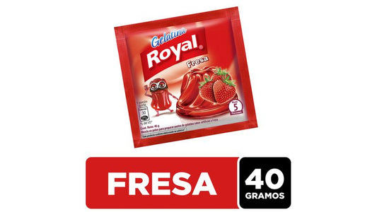 Gelatina Royal Sabor Fresa - 40g