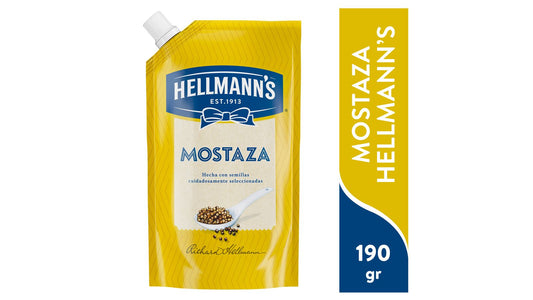 Mostaza Hellmanns Doy Pack - 190gr