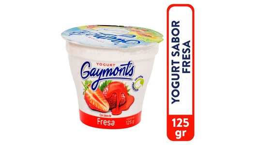 Yogurt Gaymont Sabor A Fresa Vaso- 125 gr
