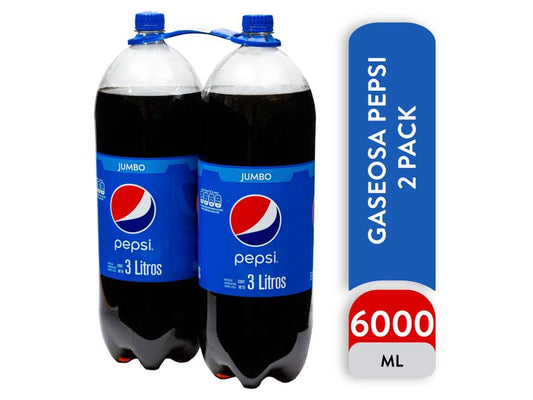 2 Pack Gaseosa Pepsi- 6000ml