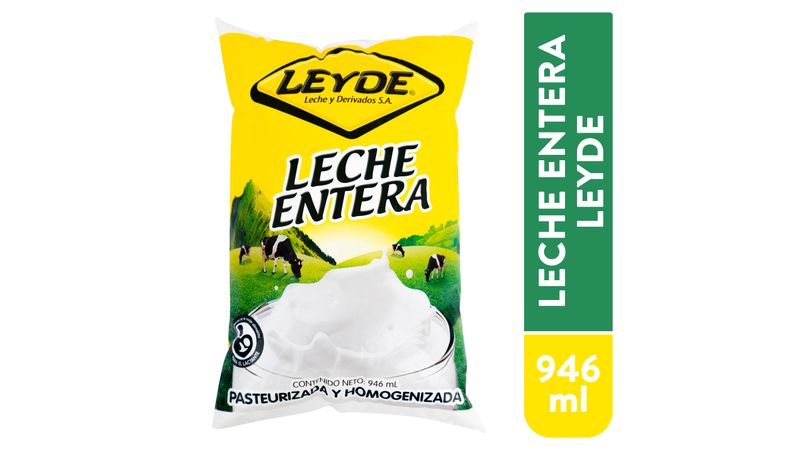 Leche Leyde Pasteurizada En Bolsa- 946 ml