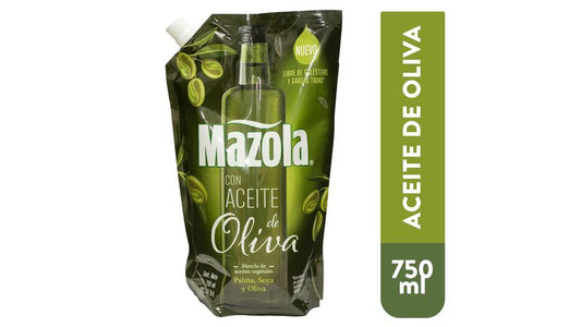 Aceite Mazola Con Oliva 750 Ml