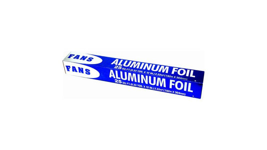 Papel Fans Aluminio Azul - 25 Pies Unidad