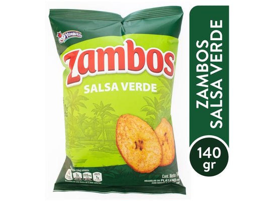 Boquitas Yummies Zambo Salsa Verde - 140Gr