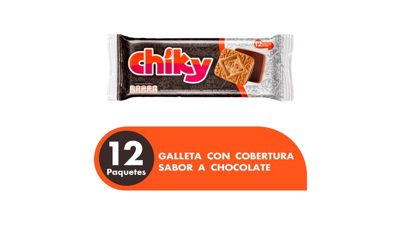 Galletas Chiky Pozuelo, Chocolate -480g