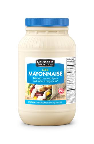 Member's Selection Lite Mayonnaise Mayonesa 3.78 L / 127.8 oz