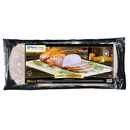 Progcarne Lomo de Cerdo Canadiense Fresco 567 g / 1.2 lb Empacado al Vacío