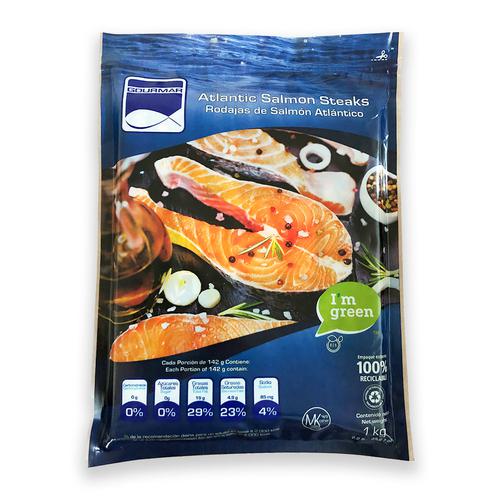 Gourmar Rodajas de Salmón Atlántico Congelado 1 kg / 2.2 lb